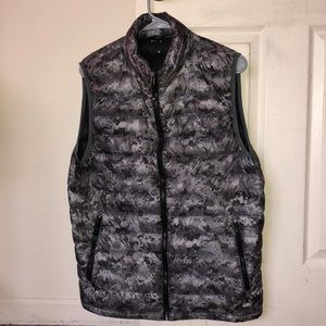 Black & Gray Camo Vest